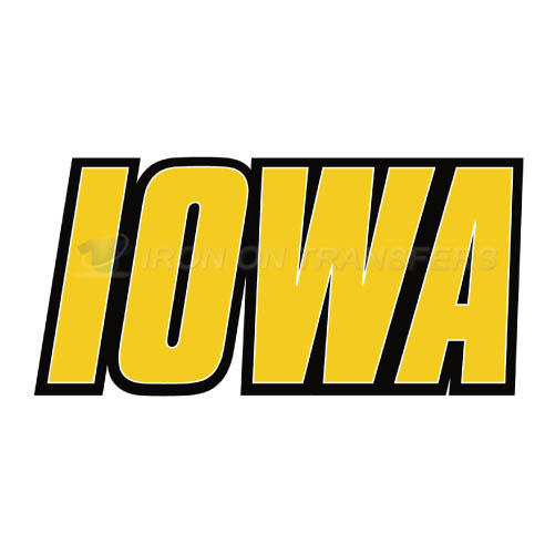Iowa Hawkeyes Iron-on Stickers (Heat Transfers)NO.4649